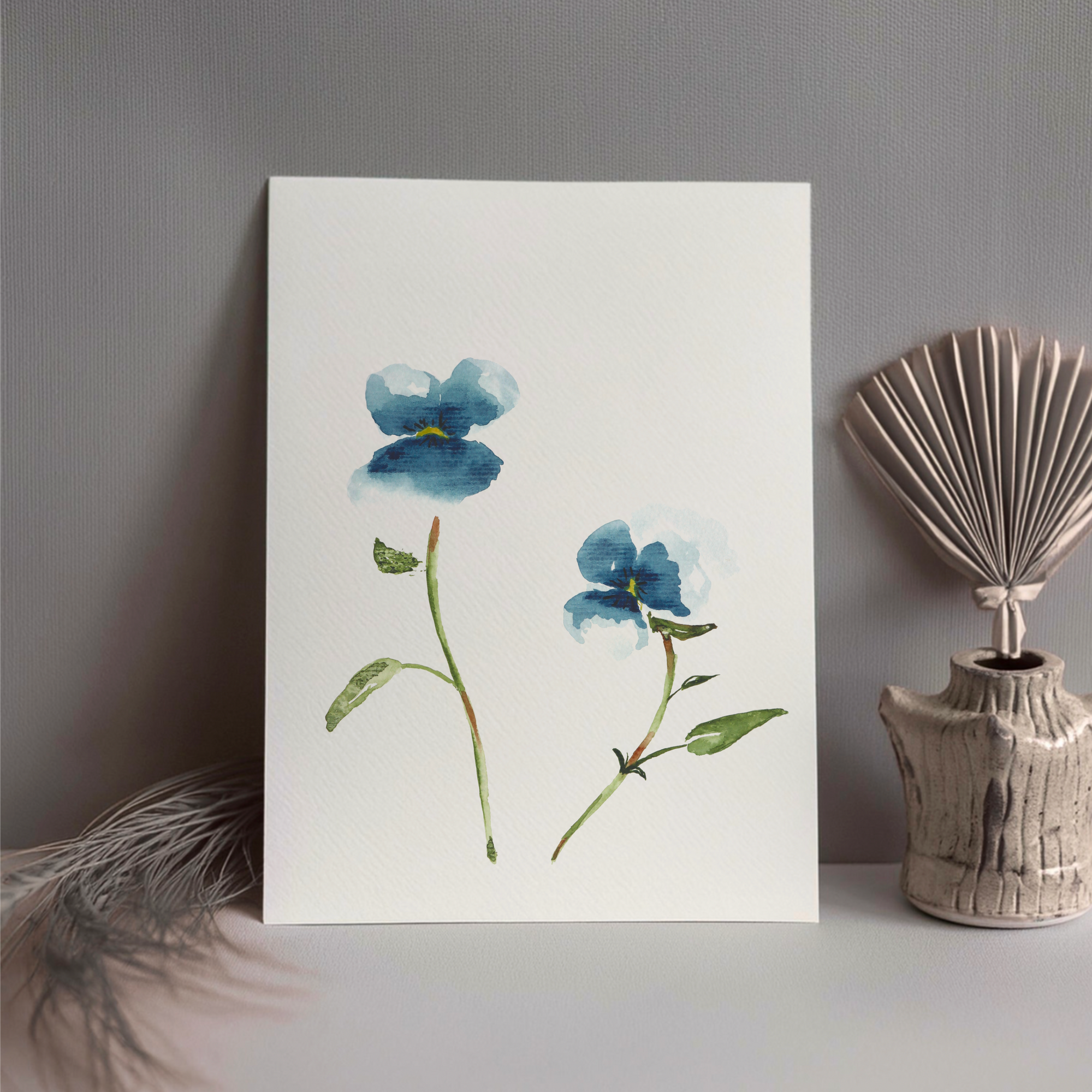 Pensées bleues