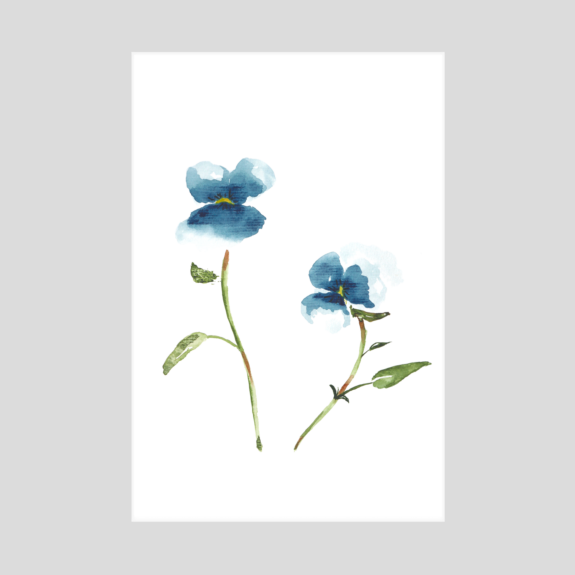 Pensées bleues